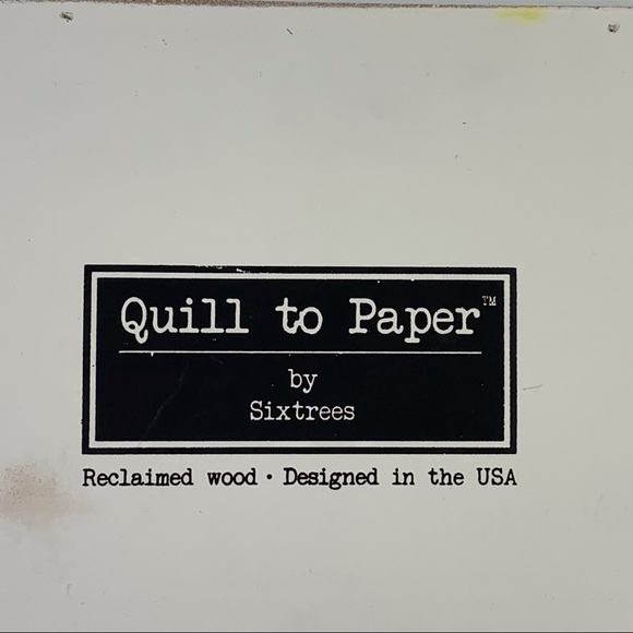 Quill to Paper 'dream' Box Frame Farmhouse Sign - Picture 15 of 16